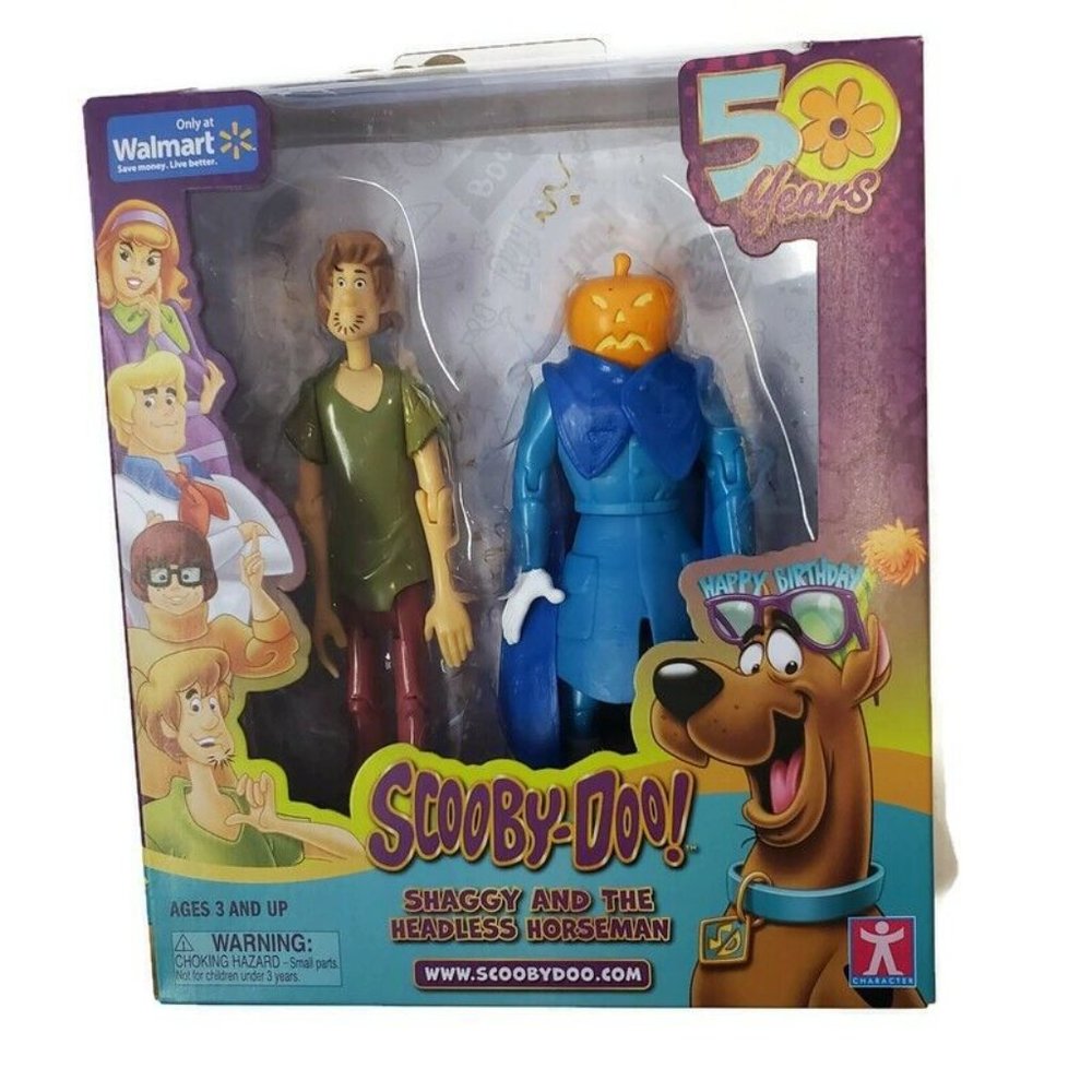 Scooby Doo 50 Years Shaggy Headless Horseman Scooby Skeleton Walmart Exclusive - Picture 2 of 4